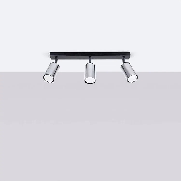 Listwa oświetleniowa WINX 3 czarna/chrom