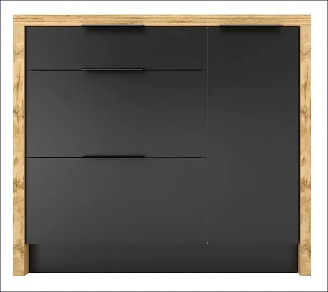 Wyspa kuchenna dąb artisan + grafit L6-K48