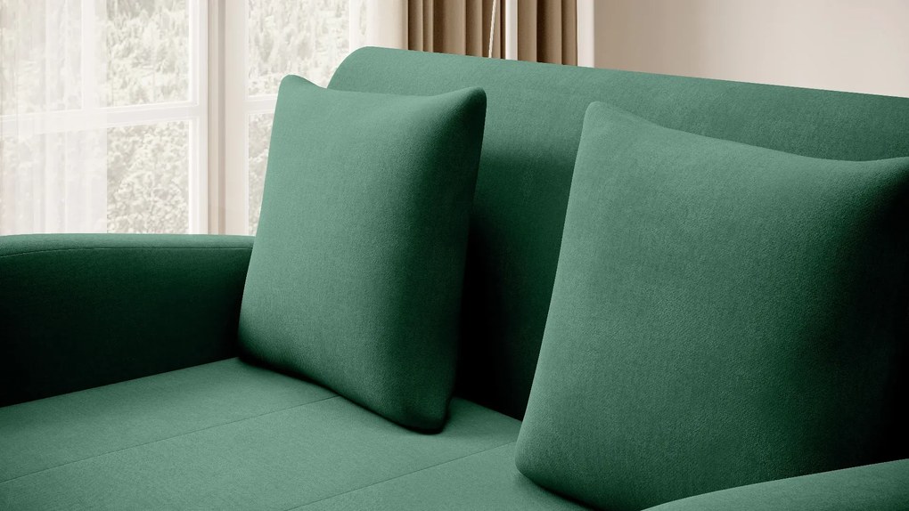 Sofa rozkładana z funkcją spania ARIO zielona ELTAP