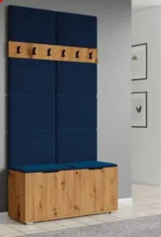 Szafka na buty CLIF ST-50 dąb artisan HALMAR