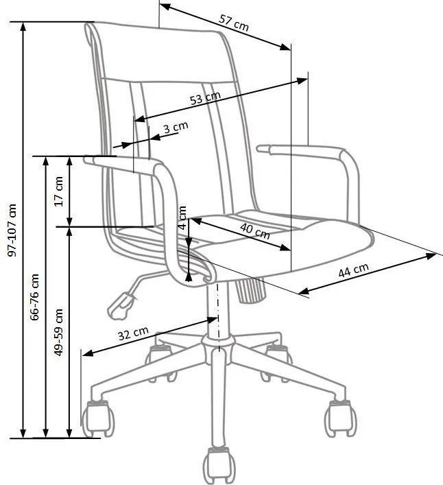 Eleganckie krzesło tapicerowane ekoskórą Porto 2 Halmar