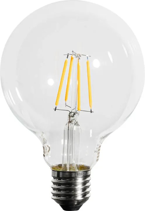Zestaw 5 żarówek LED E27 3-stopniowo ściemnialnych G95 4W 450 lm 2700K