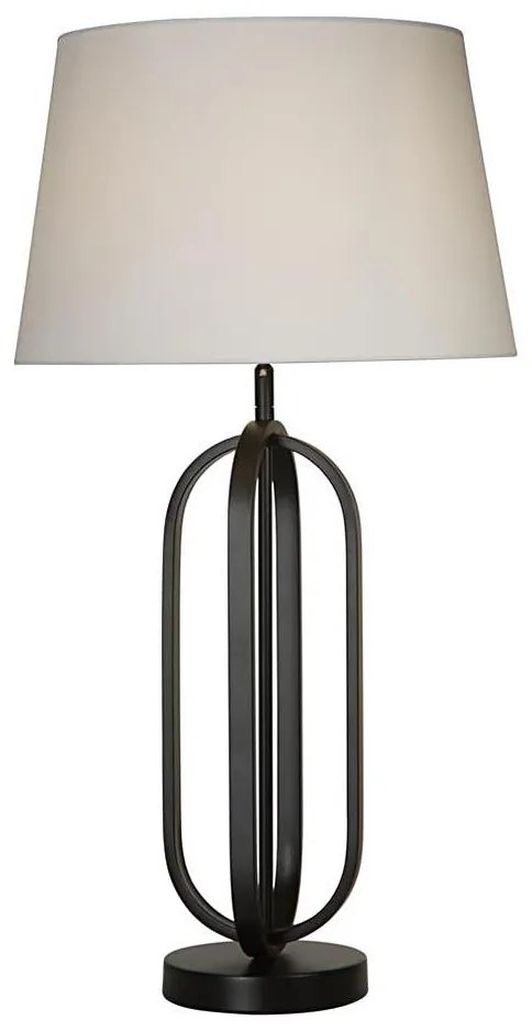 Searchlight EU91101WH - Lampa stołowa CHIC 1xE27/60W/230V biała