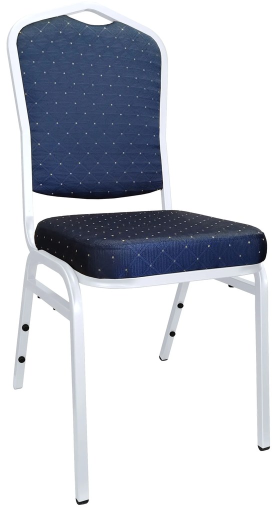 Krzesło Vega tkanina Dot bankietowe konferencyjne stelaż metalowy