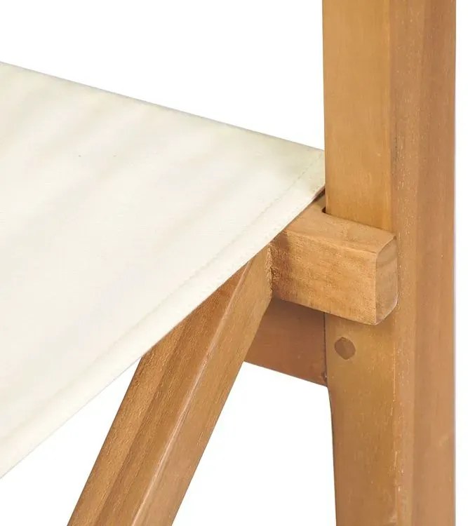 Składane tekowe krzesło reżyserskie Limo