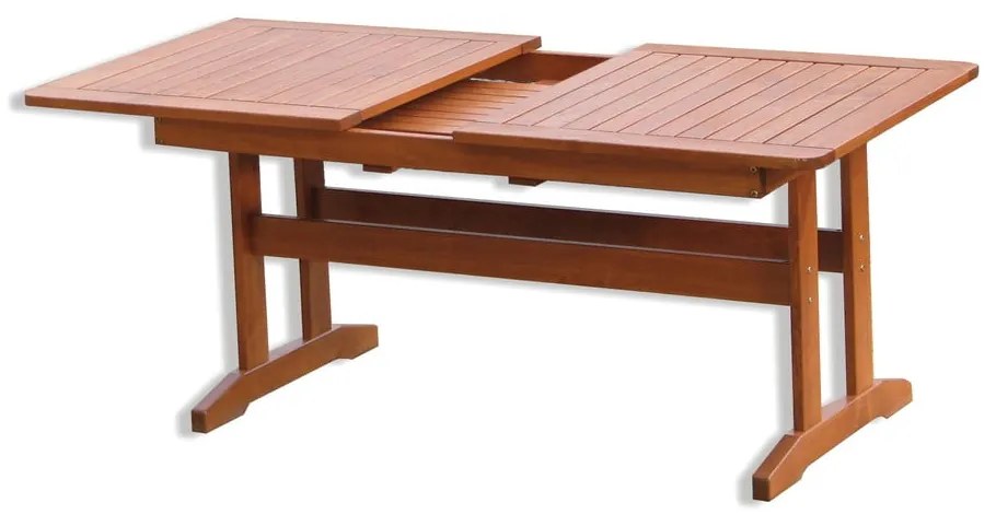 Stół ogrodowy z litego drewna sosnowego 90x160 cm Luisa – Rojaplast