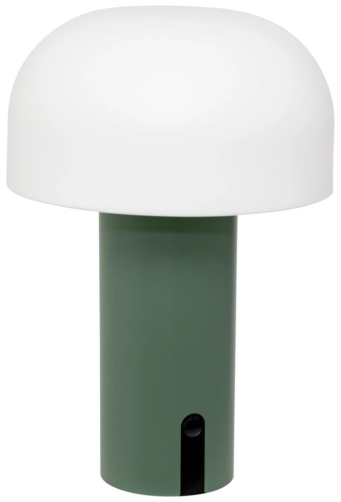 Lampa zewnętrzna, zielony metal, JANY, 22 cm