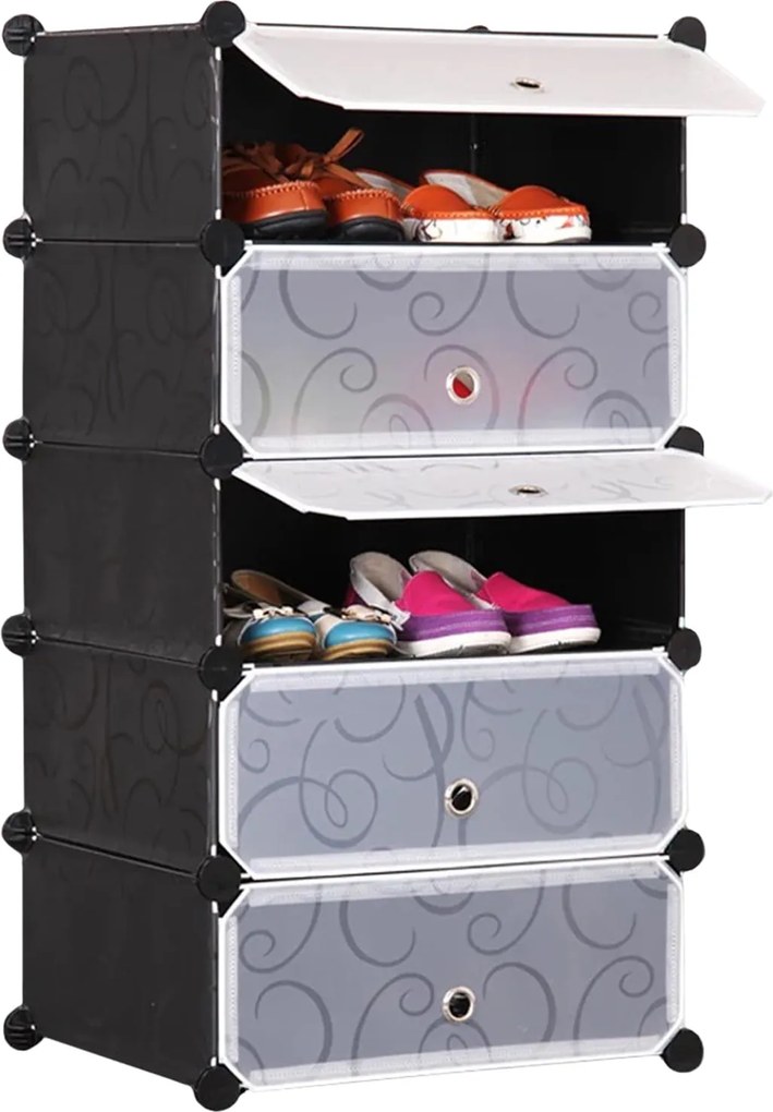 Modułowa szafka na buty 5 poziomów Barker