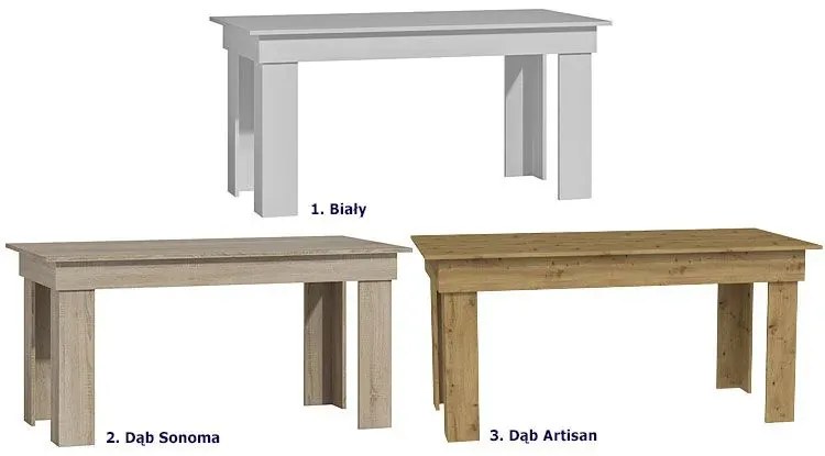 Duży stół dąb artisan G8-D89