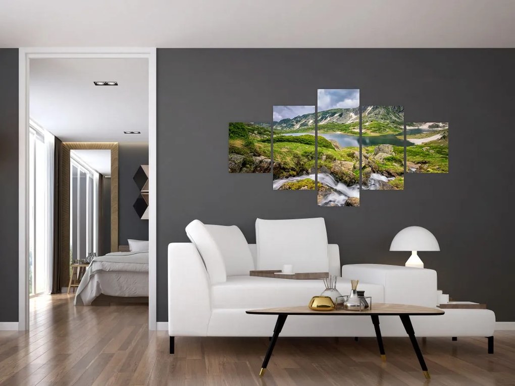 Obraz - Widok na górę Riła (125x70 cm)