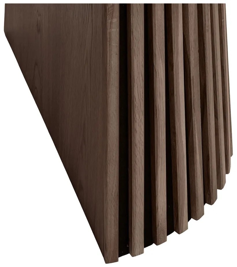 Okrągły rozkładany stół z blatem w dekorze dębu ø 120 cm Osaka – House Nordic