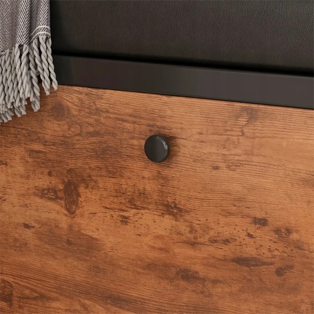 Ławka-półka na buty - 80x30x51 cm, z półką i tapicerowanym siedziskiem, nowoczesny i funkcjonalny design