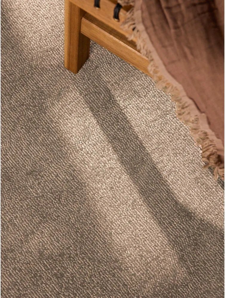 Beżowy okrągły dywan z mieszanki wełny tkany ręcznie ø 160 cm Kari Organic – Villeroy&Boch