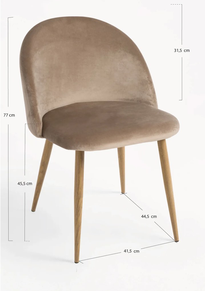 Silla Vint Terciopelo