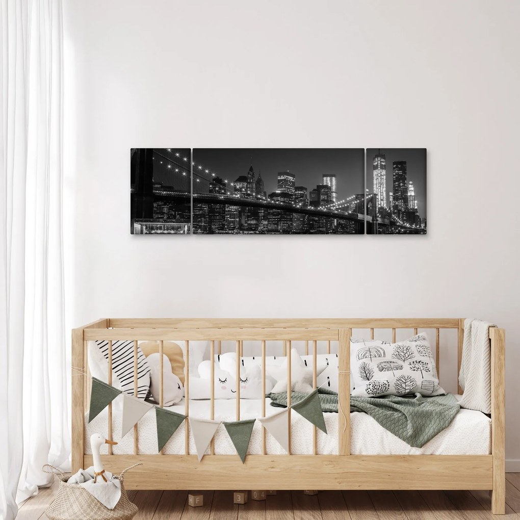 Obraz mostu Brooklyn Bridge w Nowym Jorku (170x50 cm)