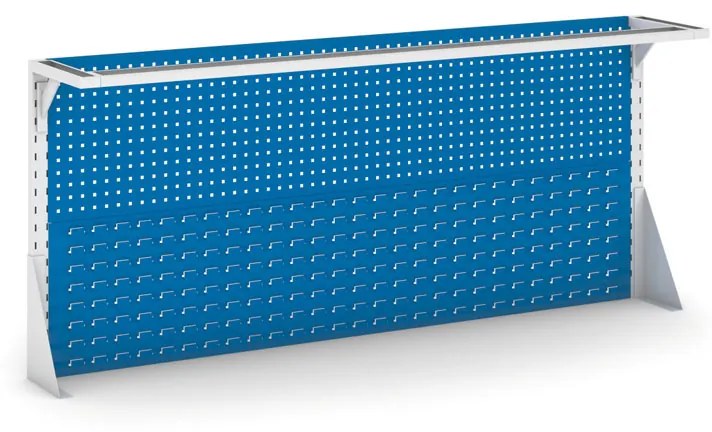 Panel nad stół 2100 mm, na narzędzia i plastikowe pojemniki