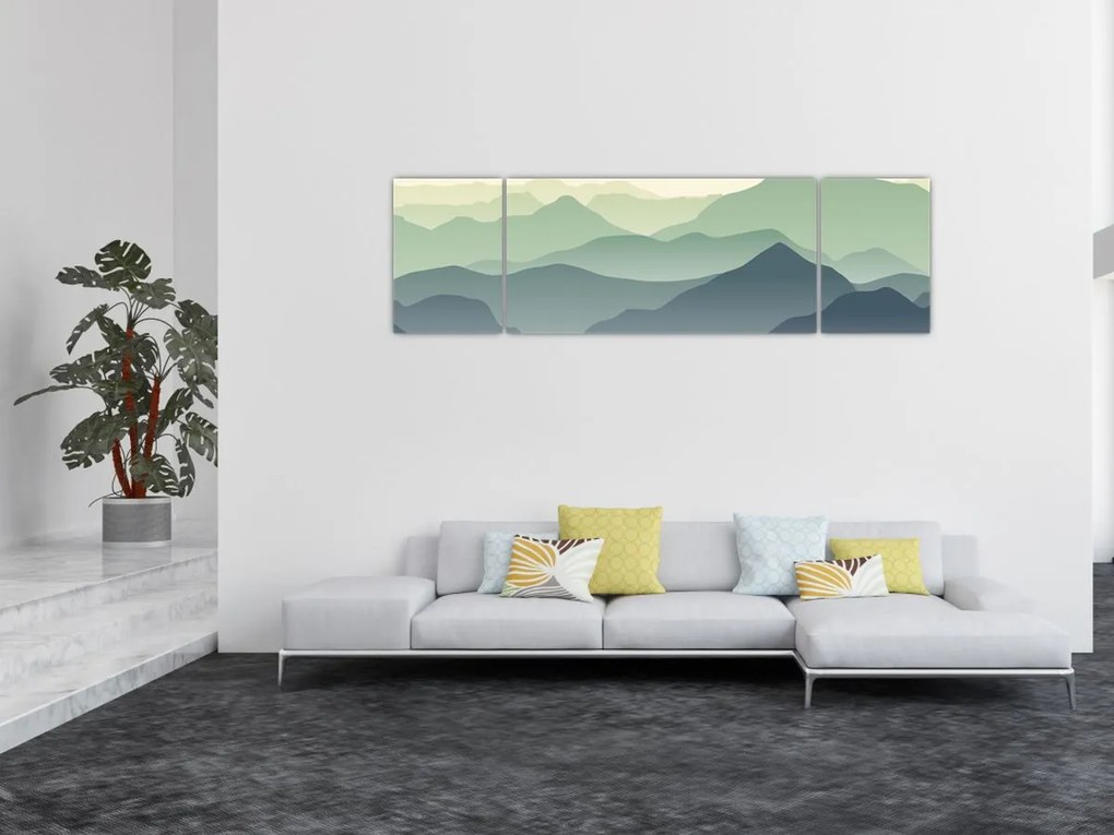 Obraz - Forest Mountain (170x50 cm)