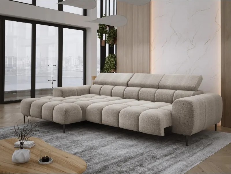 Narożnik PLAZA MINI wolnostojący Lewostronny w tkaninie EDEN 04 WERSAL