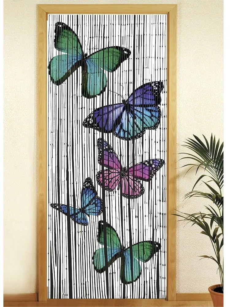 Bambusowa zasłona do drzwi 200x90 cm Butterflies – Maximex