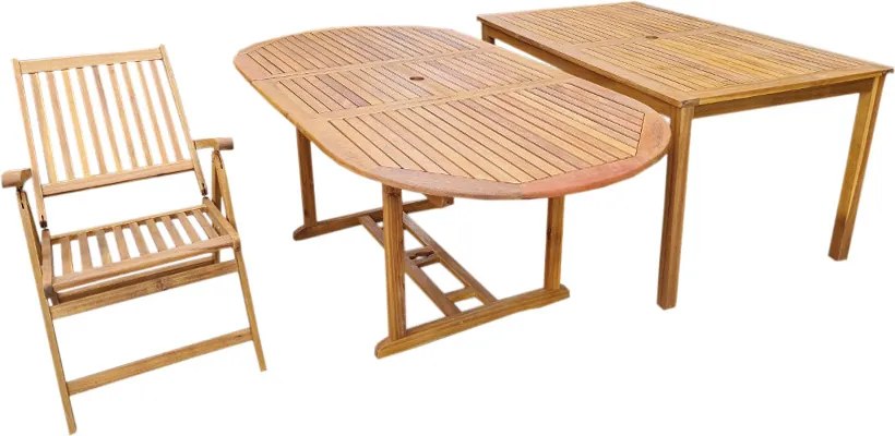 Doppler ATLAN - drewniany stół 150x90 cm - Towar z drobną wadą (N591)