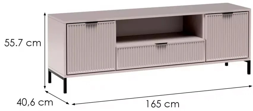 Stolik RTV LINKaSTYLE LS4 CASHMERE beżowy