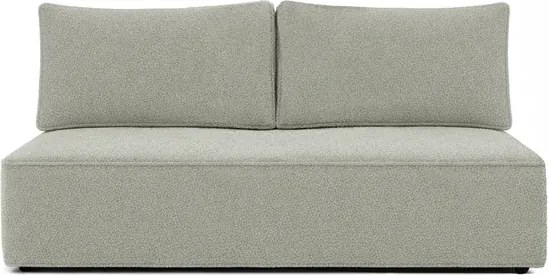 Sofa z Funkcją Spania MAVIA Szara Boucle Nowoczesna