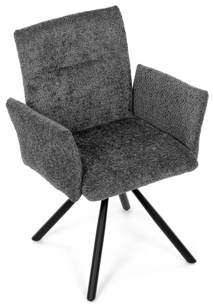 Zestaw krzeseł obiadowych z mechanizmem powrotnymDCH-W1117 GREY2, 2 szt.