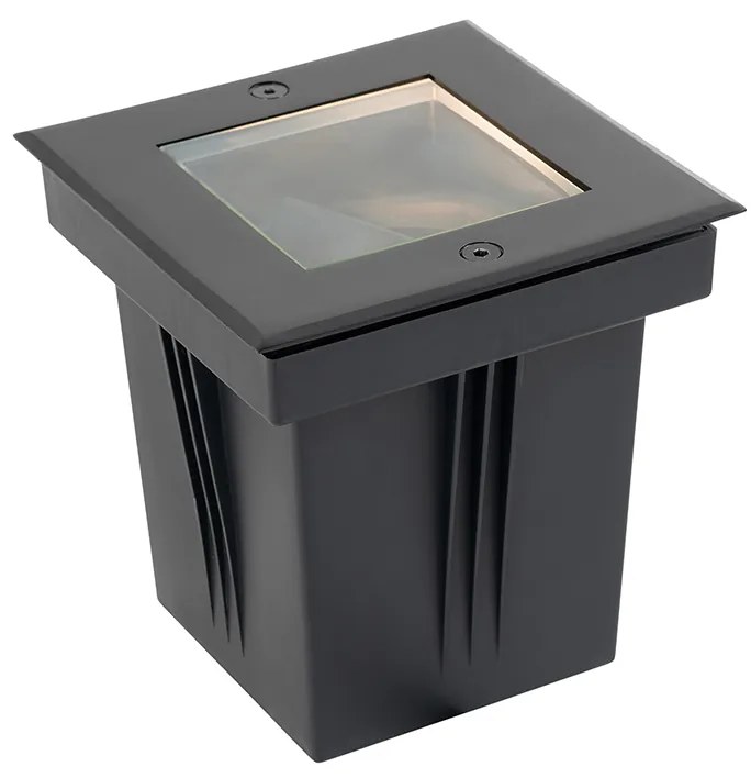 Zewnetrzna Inteligentny reflektor gruntowy czarny regulowany IP65 z Wifi GU10 50mm - Oneon Nowoczesny Oswietlenie zewnetrzne