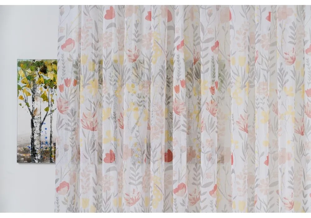 Biała firanka 500x260 cm Corsa – Mendola Fabrics