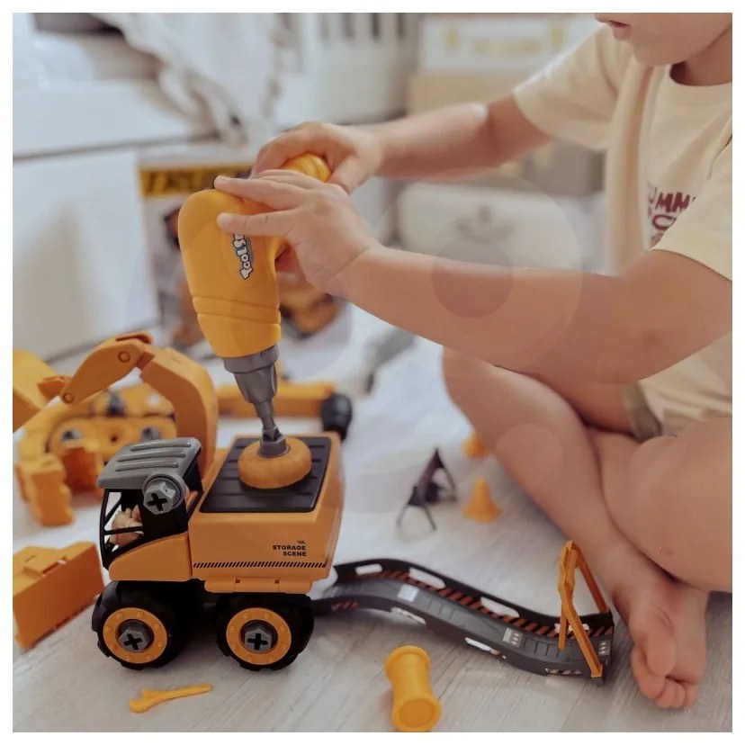 Woopie mega plac budowy 5w1 zestaw xxl do skręcania diy
