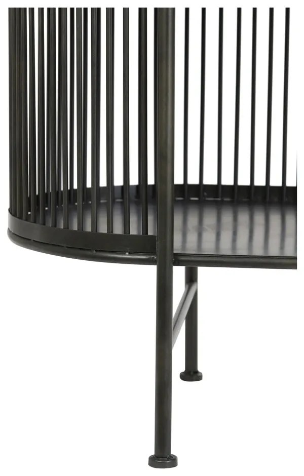 Czarna metalowa niska komoda 149x80 cm Yinthe – Light & Living