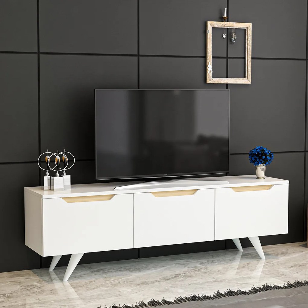 Stolik TV Prag White