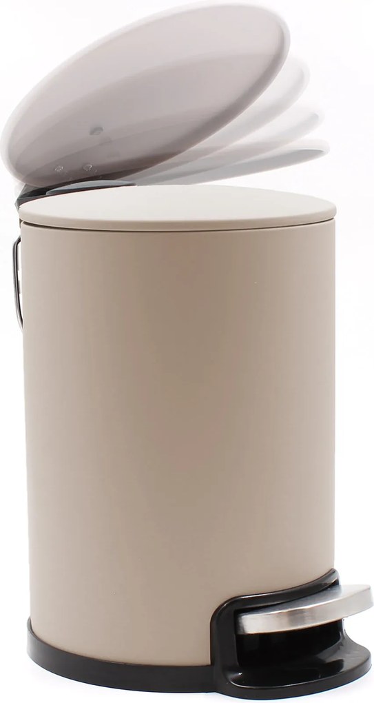 Łazienkowy kosz na śmieci z cichym domykaniem, 3 l, METALINE