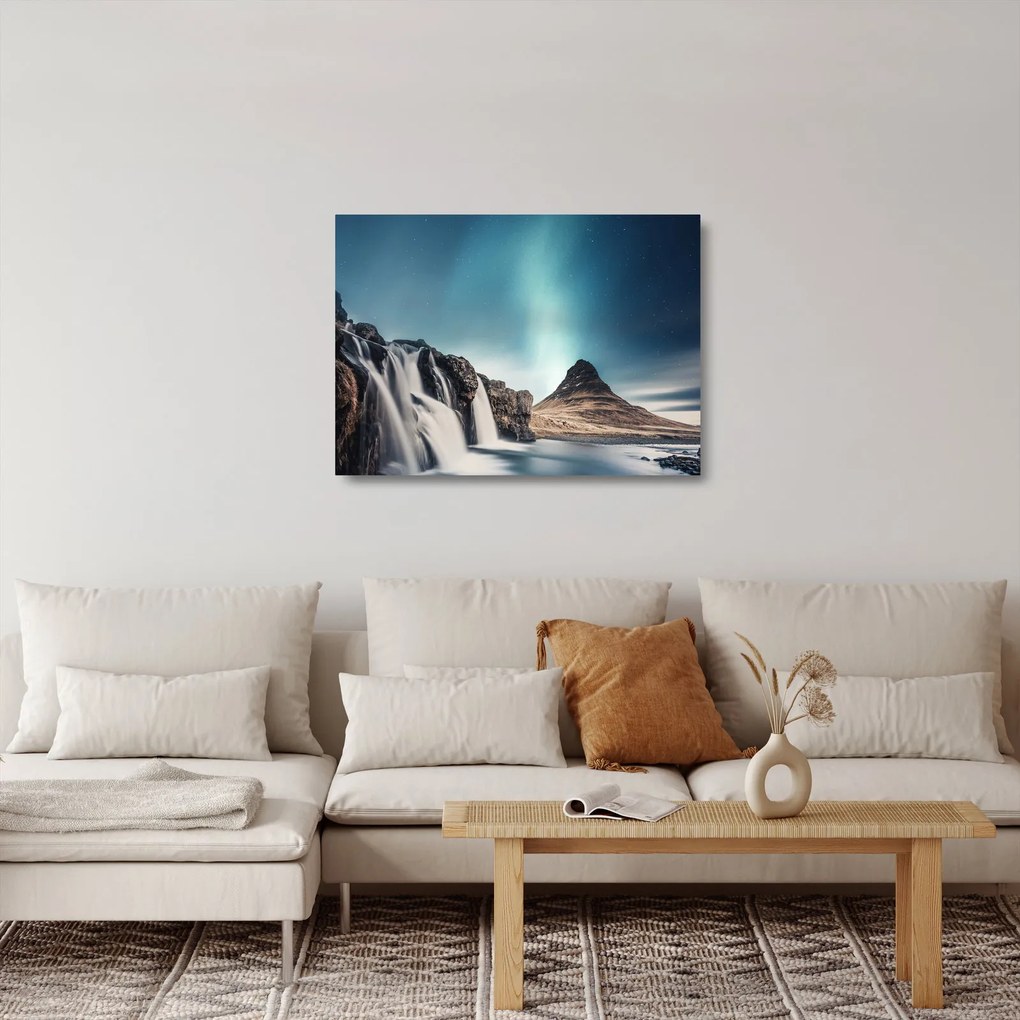 Obraz na szkle - wodospady (70x50 cm)