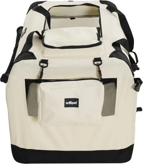 Leopet Box transportowy dla psów, L beżowy