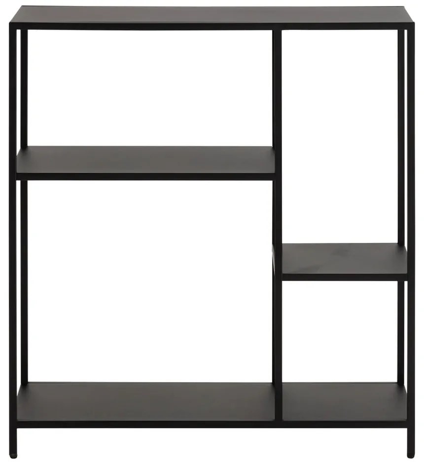 Czarny metalowy regał 80x86 cm Newcastle – Actona