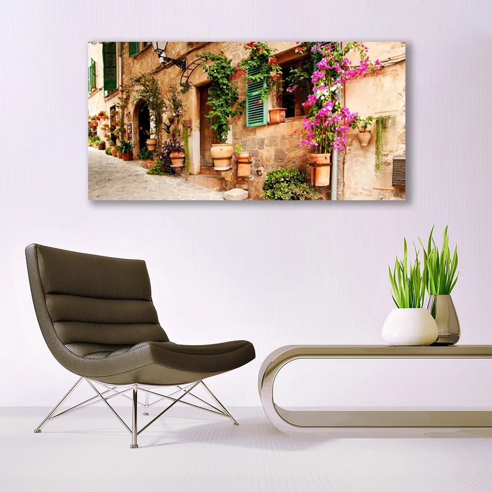 Obraz na płótnie Minimalistyczna Bryła Domu