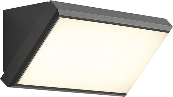 Nowoczesna zewnętrzna lampa ścienna ciemnoszara z LED IP65 - Marek