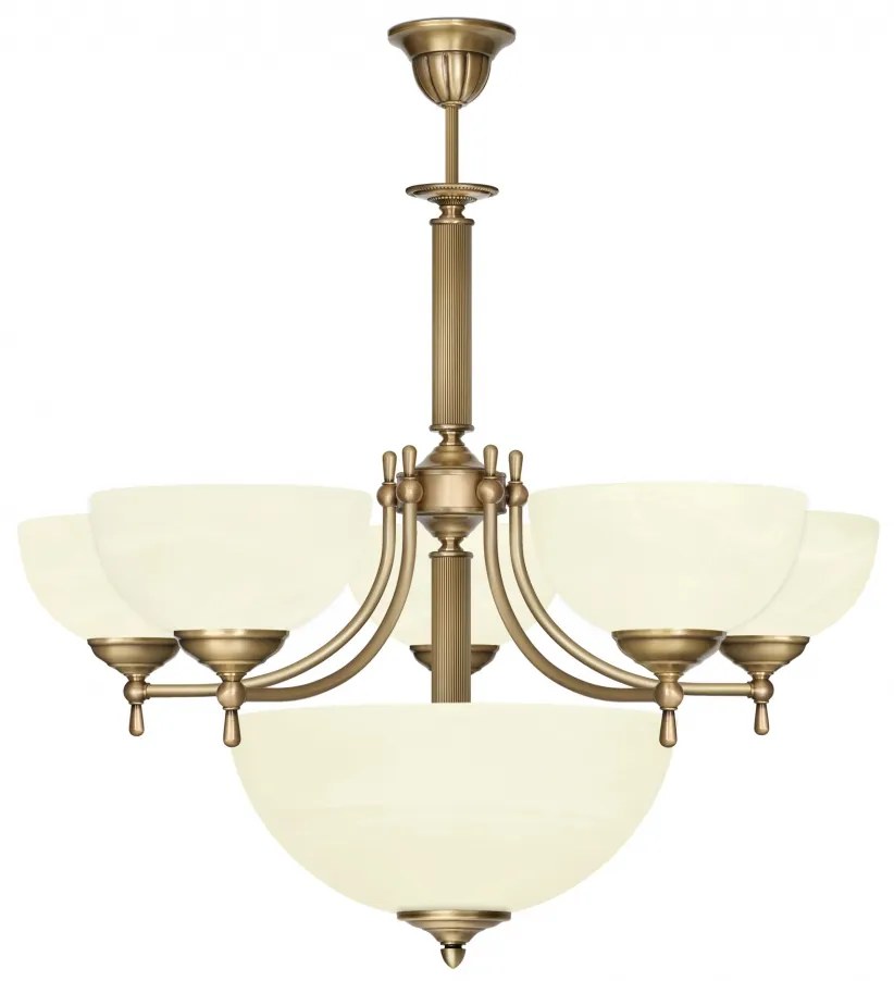 Mosiężny żyrandol V-S6A