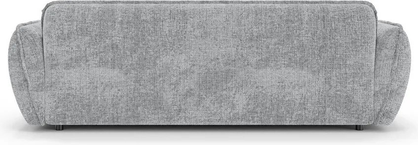 Jasnoszara sofa z tkaniny szenilowej 250 cm Nelia Big – Ropez