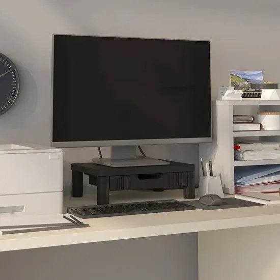 Nowoczesna podstawka pod monitor z szufladą H6-Z00