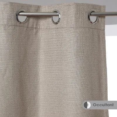 Zasłona gotowa ma przelotkach NATTE, 140 x 260 cm