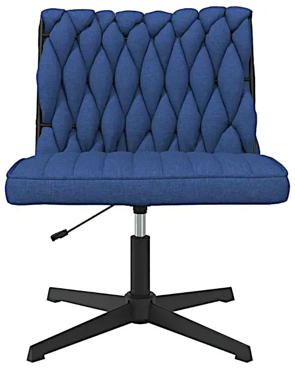 Fotel do biurka glamour niebieski K5-K00