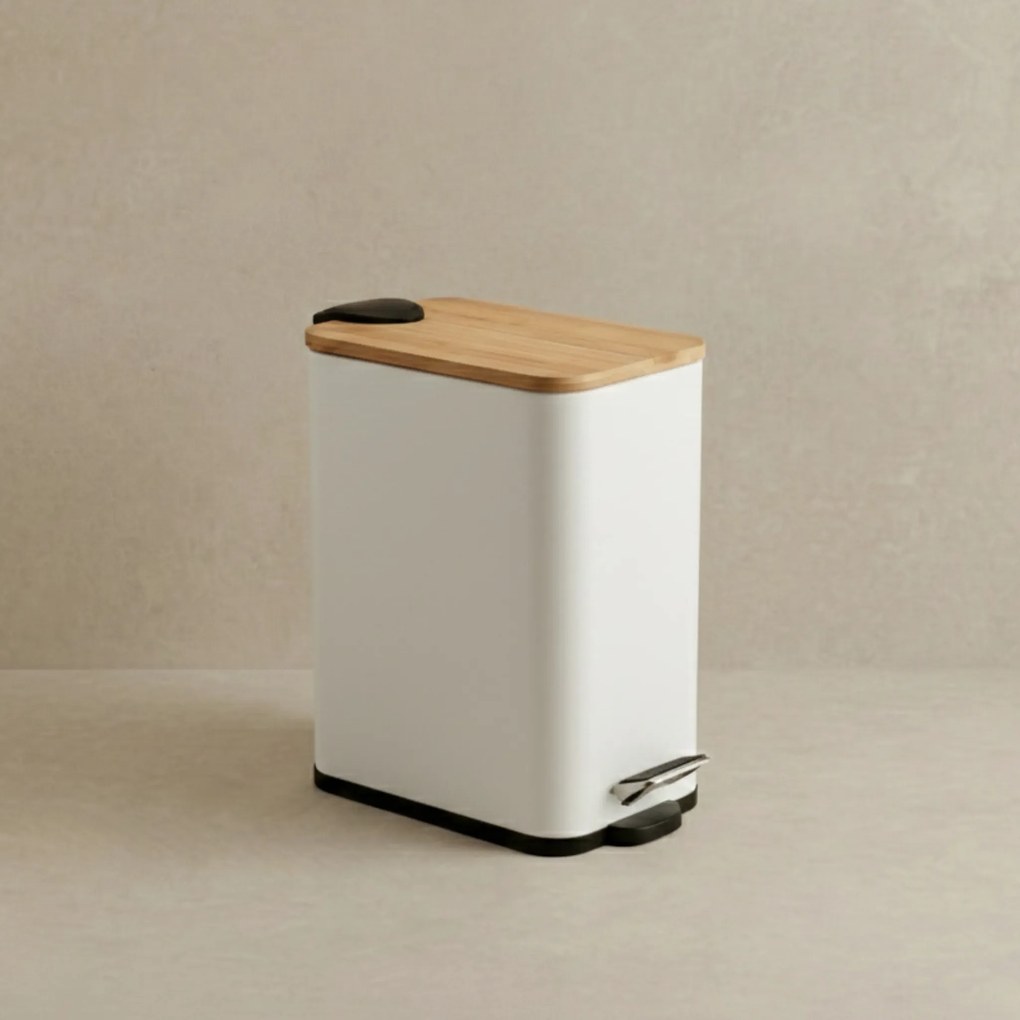 Wąski kosz łazienkowy VEDA, 5 l