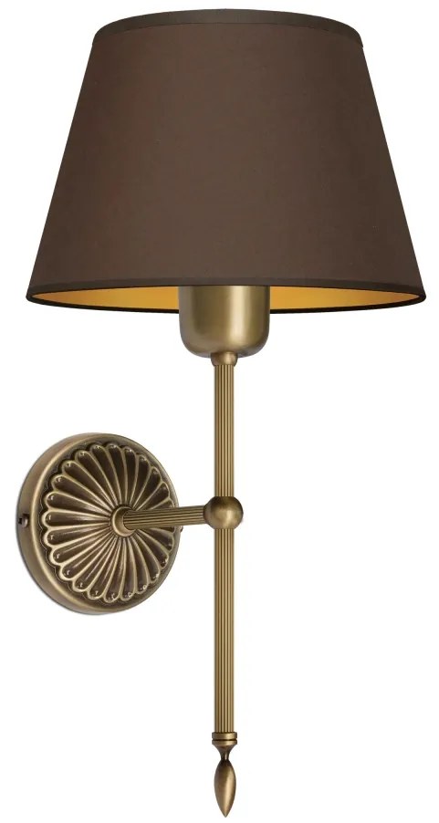 Stylowy kinkiet z mosiądzu LB-K1m