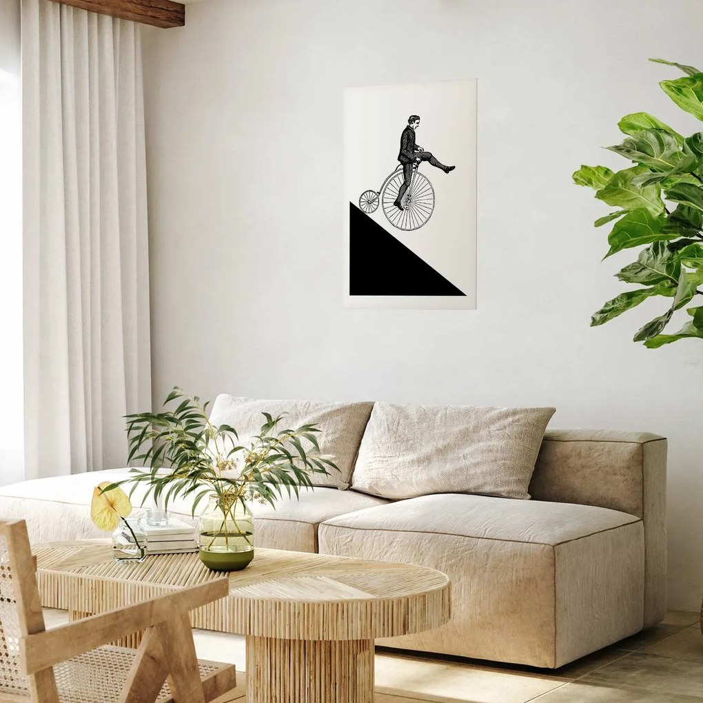 Plakat Cyklista 40x60 cm bez ramy z marginesem ARTGEIST B