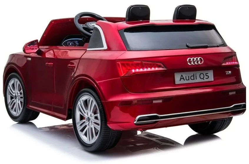 Pojazd na akumulator nowe audi q5 2-osobowe czerwone lakierowane