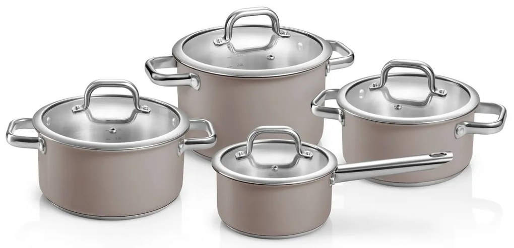 Tescoma Zestaw naczyń DELIGHT Taupe, 8 części