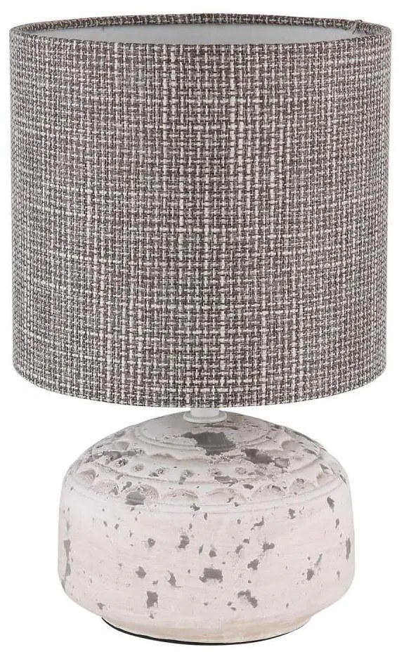 Globo 21624 - Lampa stołowa IGA 1xE14/40W/230V szara/ceramika