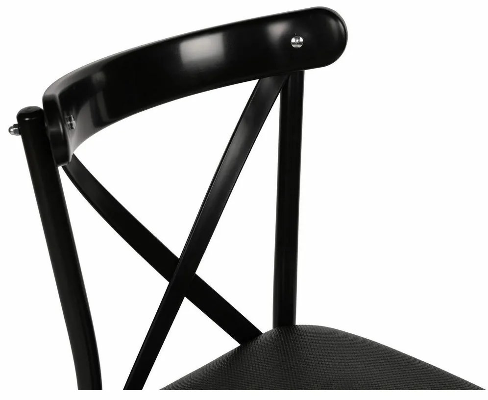 Zestaw krzeseł do jadalni Ekol Black, 4 szt.
